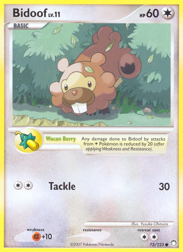 Bidoof, Mysterious Treasures · 73/123