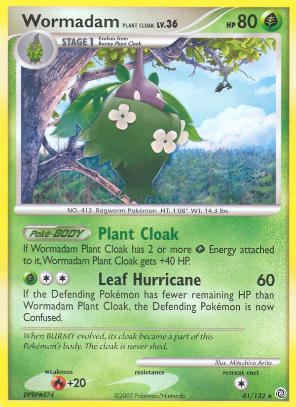 Wormadam Plant Cloak, Secret Wonders · 41/132