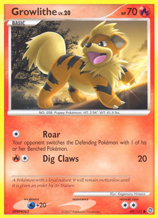 Growlithe, Secret Wonders · 89/132