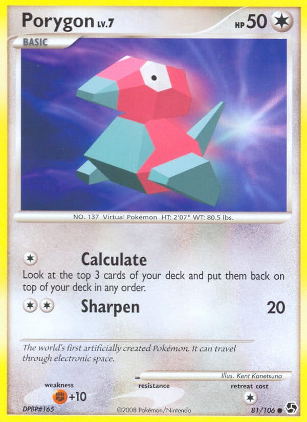 Porygon, Great Encounters · 81/106