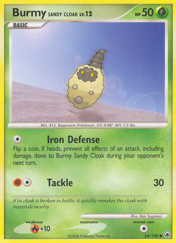 Burmy Sandy Cloak, Majestic Dawn · 54/100
