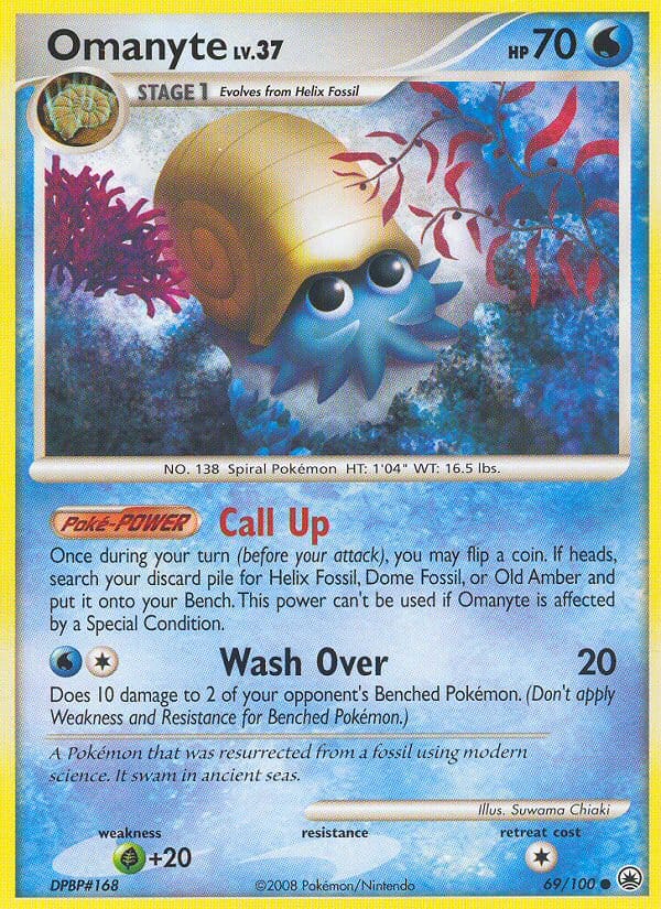 Omanyte, Majestic Dawn · 69/100