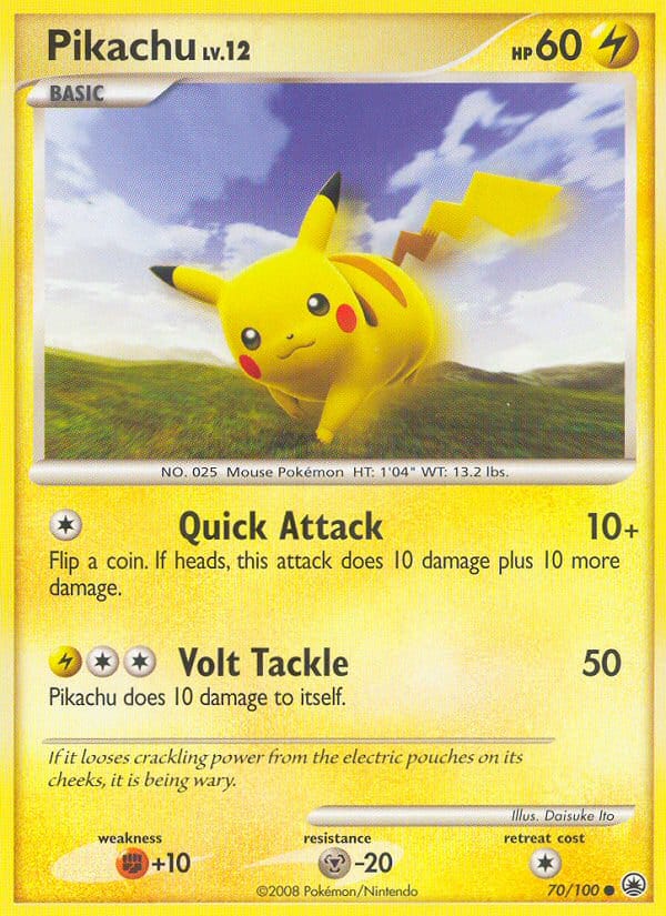 Pikachu, Majestic Dawn · 70/100