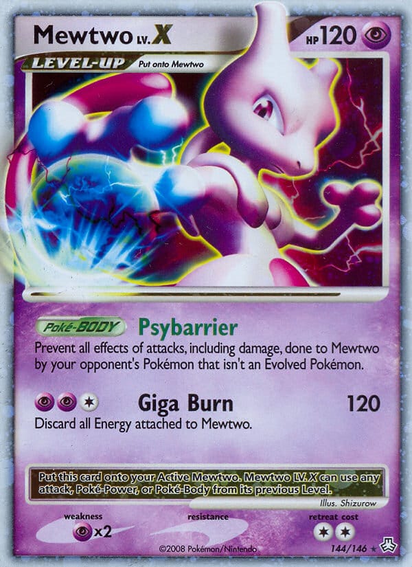 Mewtwo LV.X, Legends Awakened · 144/146