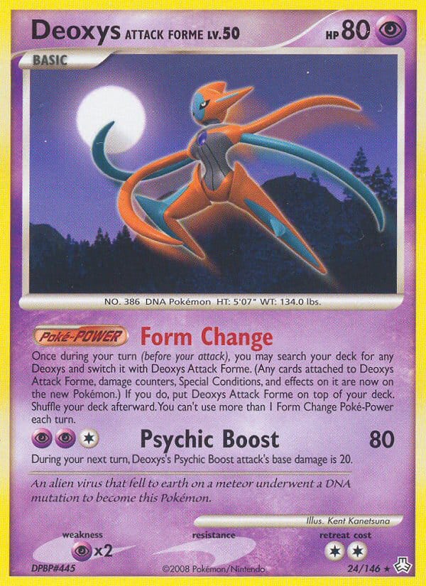 Deoxys Attack Forme, Legends Awakened · 24/146