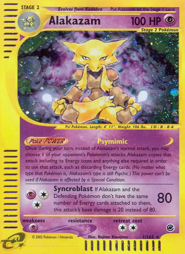 Alakazam, Jumbo Cards · 001/012