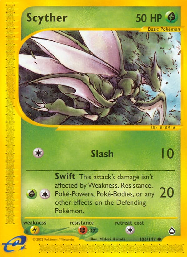 Scyther, Aquapolis · 106/147