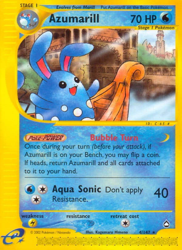 Azumarill, Aquapolis · 004/147