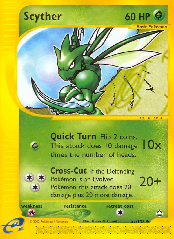 Scyther, Aquapolis · 057/147