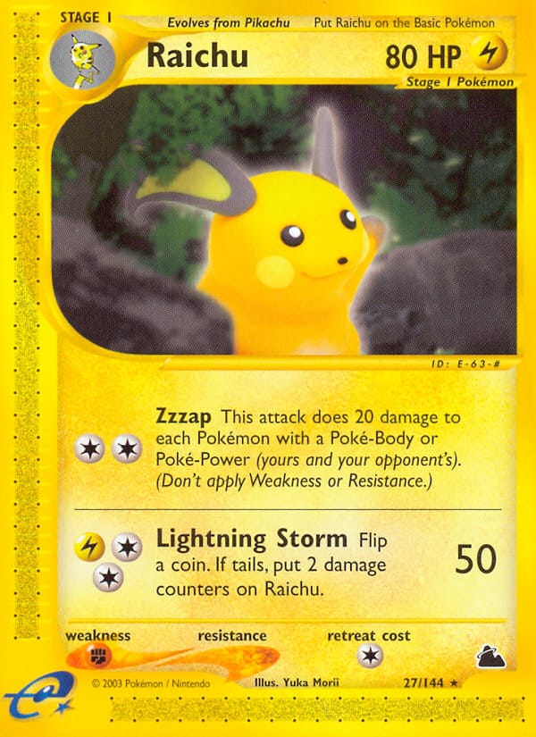 Raichu, Skyridge · 027/144
