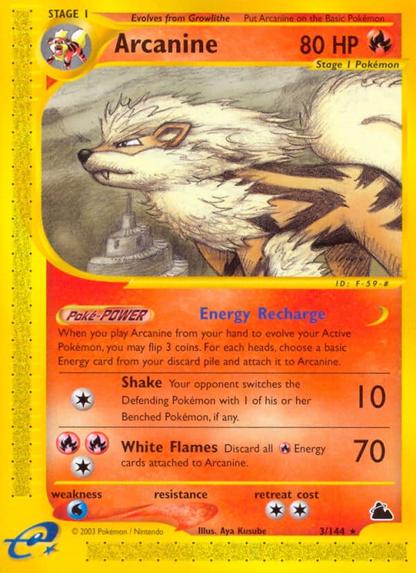 Arcanine, Skyridge · 003/144