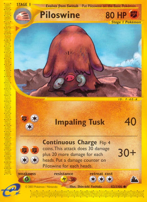 Piloswine, Skyridge · 043/144