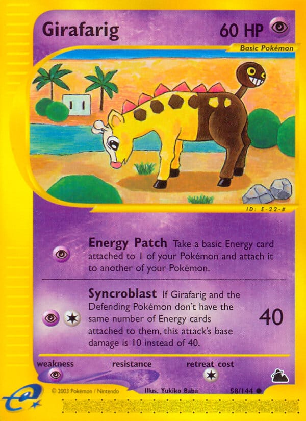 Girafarig, Skyridge · 058/144