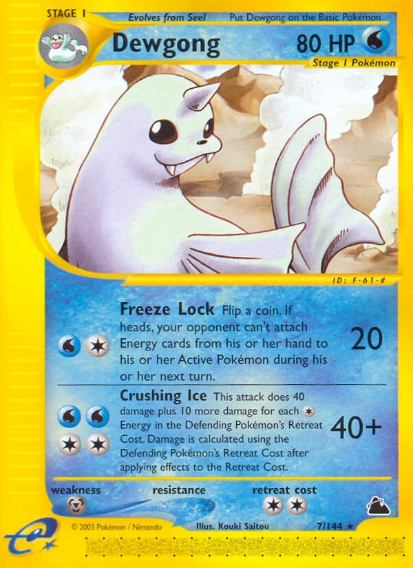Dewgong, Skyridge · 007/144