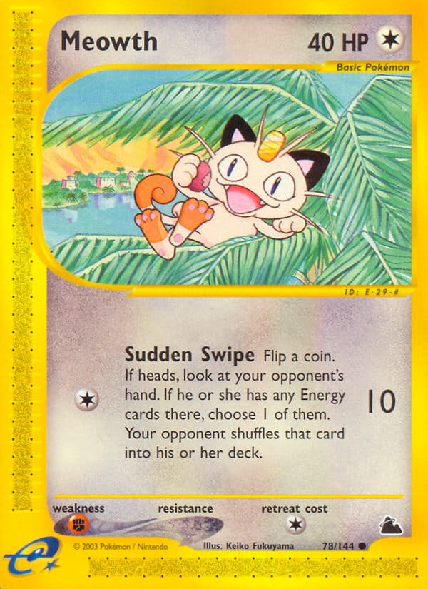 Meowth, Skyridge · 078/144