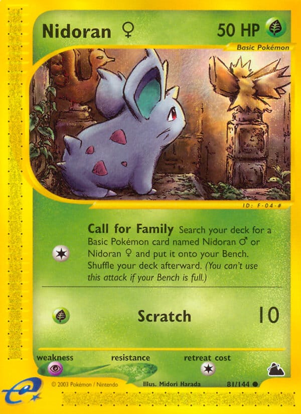 Nidoran F, Skyridge · 081/144