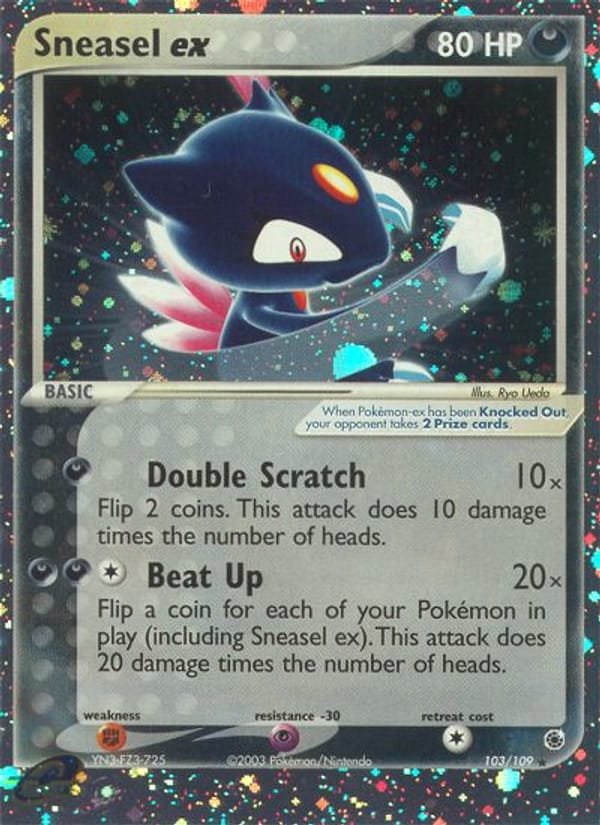 Sneasel ex, EX Ruby and Sapphire · 103/109