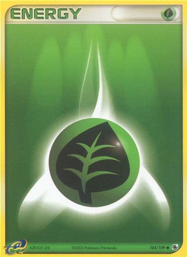 Grass Energy, EX Ruby and Sapphire · 104/109