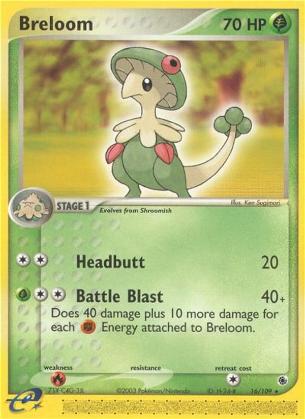 Breloom, EX Ruby and Sapphire · 16/109