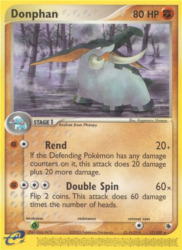 Donphan, EX Ruby and Sapphire · 17/109