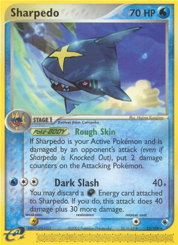 Sharpedo, EX Ruby and Sapphire · 22/109