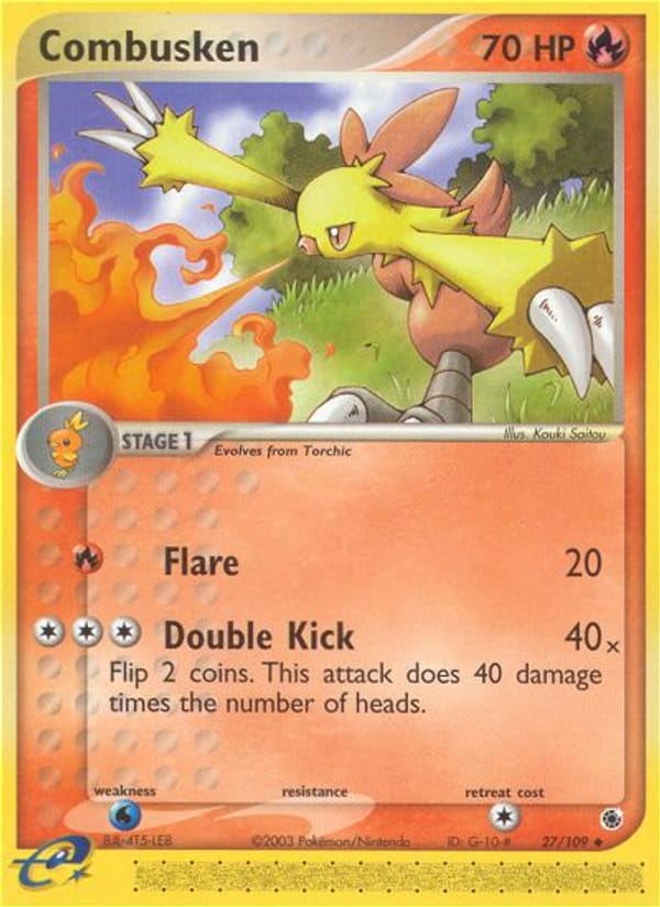 Combusken, EX Ruby and Sapphire · 27/109