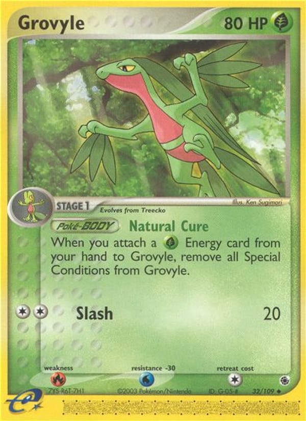 Grovyle, EX Ruby and Sapphire · 32/109