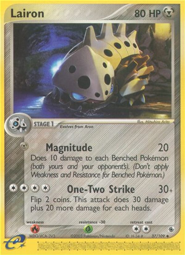 Lairon, EX Ruby and Sapphire · 37/109
