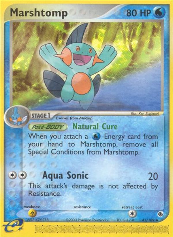 Marshtomp, EX Ruby and Sapphire · 41/109
