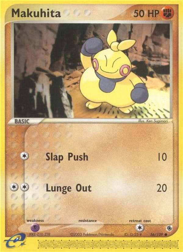 Makuhita, EX Ruby and Sapphire · 56/109