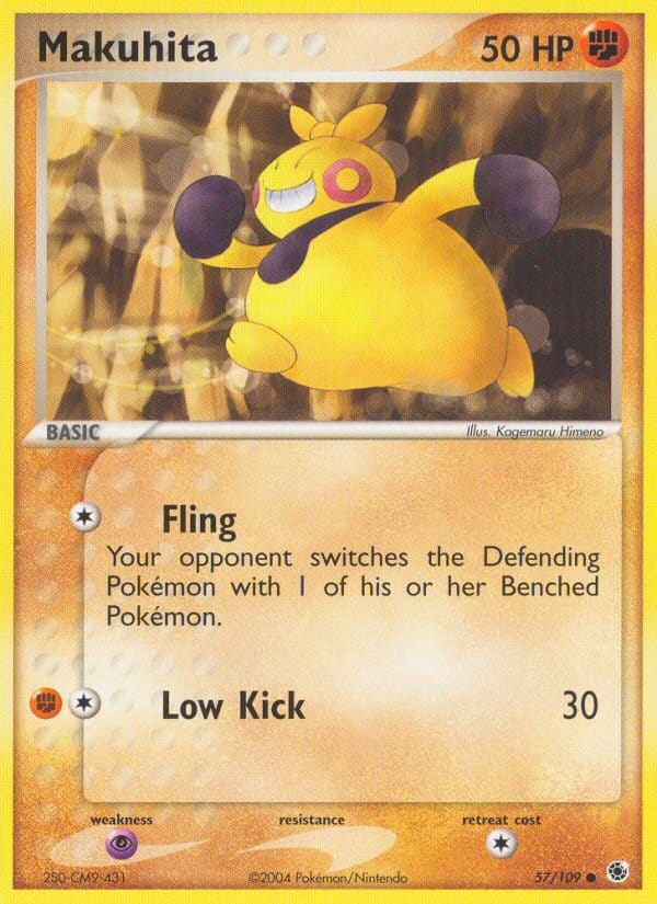 Makuhita, EX Ruby and Sapphire · 57/109