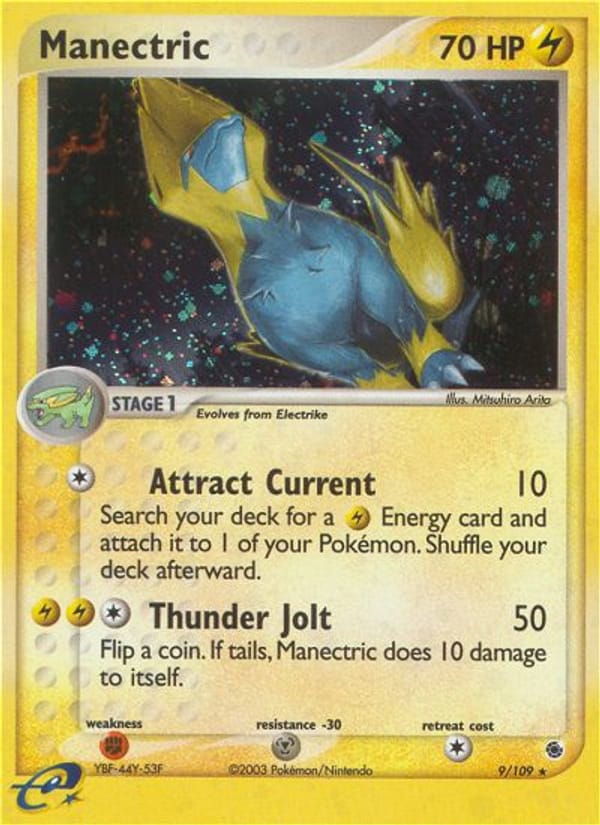 Manectric, EX Ruby and Sapphire · 9/109