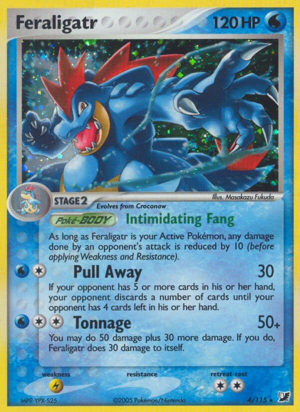 Feraligatr, EX Unseen Forces · 4/115