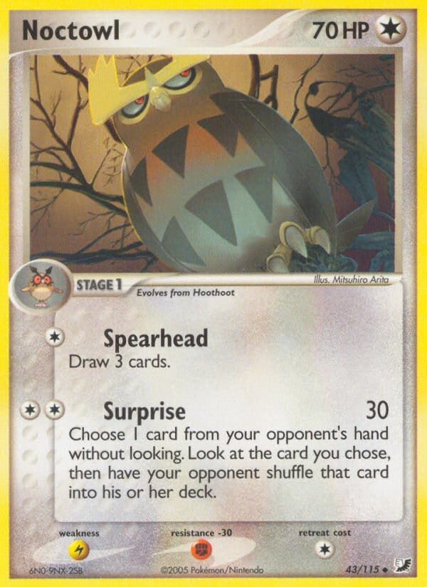 Noctowl, EX Unseen Forces · 43/115