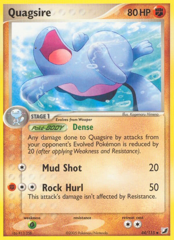 Quagsire, EX Unseen Forces · 44/115