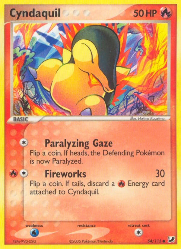 Cyndaquil, EX Unseen Forces · 54/115