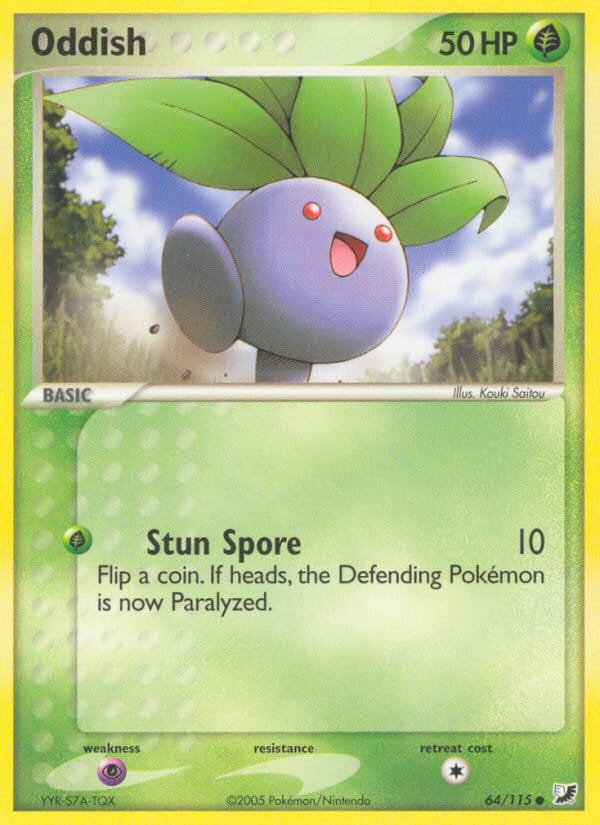 Oddish, EX Unseen Forces · 64/115