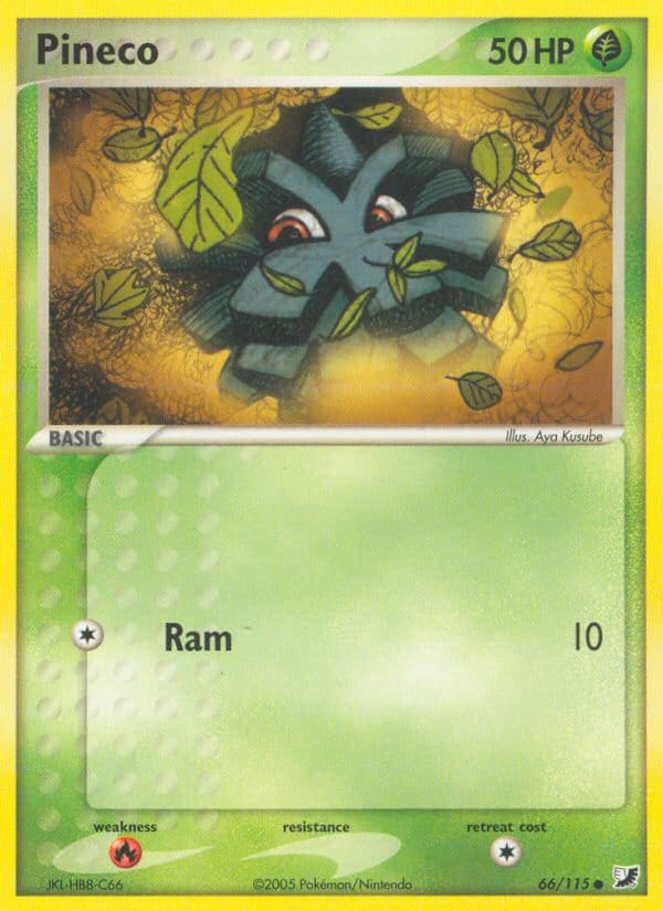 Pineco, EX Unseen Forces · 66/115