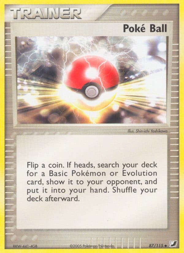 Poke Ball, EX Unseen Forces · 87/115