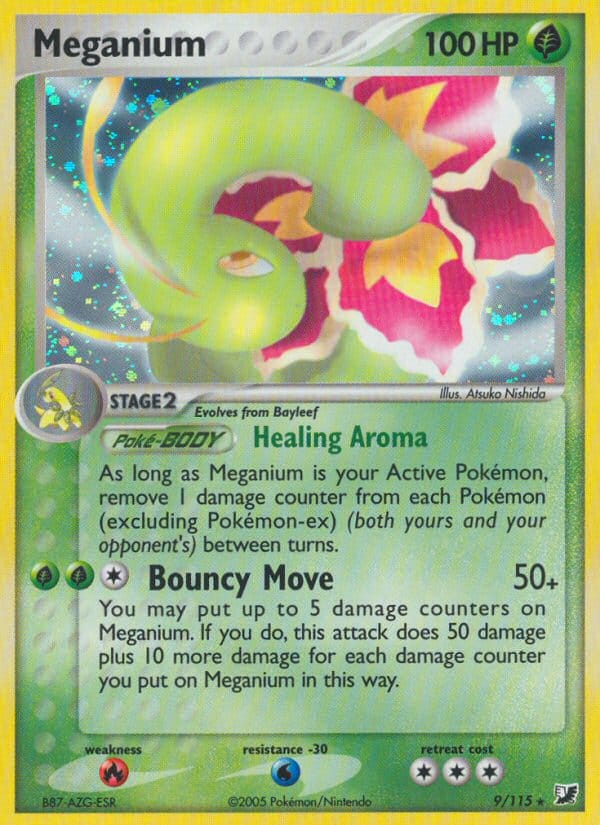 Meganium, EX Unseen Forces · 9/115