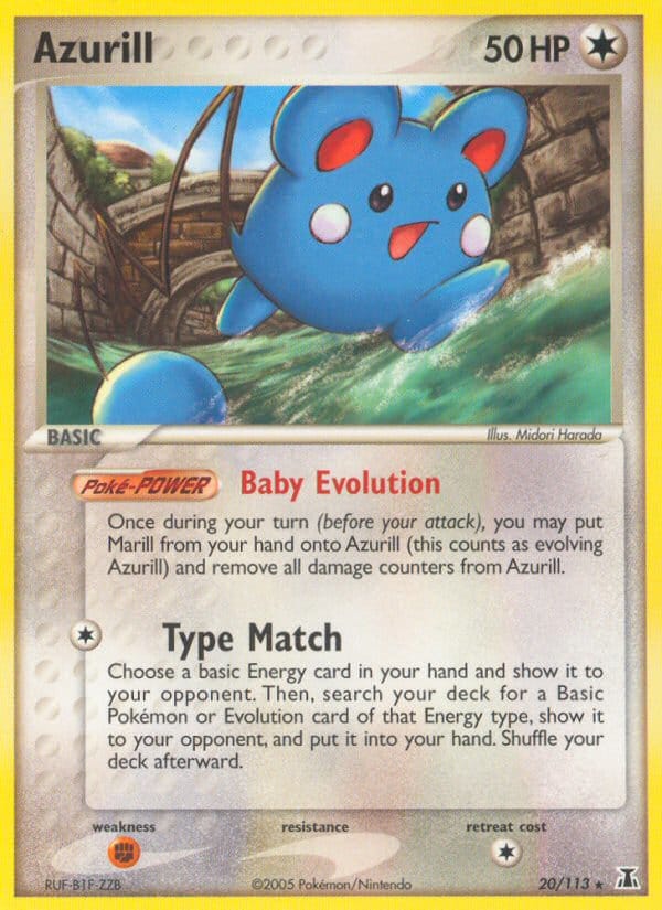 Azurill, EX Delta Species · 20/113