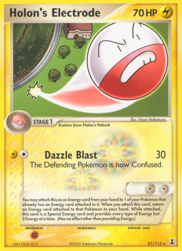 Holon's Electrode, EX Delta Species · 21/113