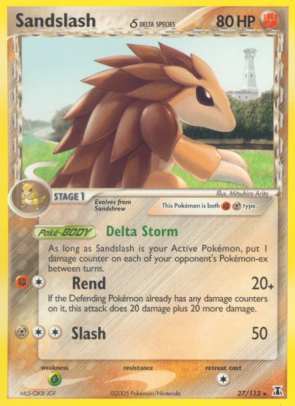 Sandslash, EX Delta Species · 27/113