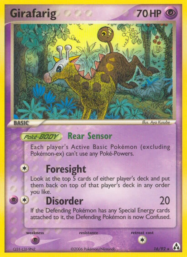 Girafarig, EX Legend Maker · 16/92