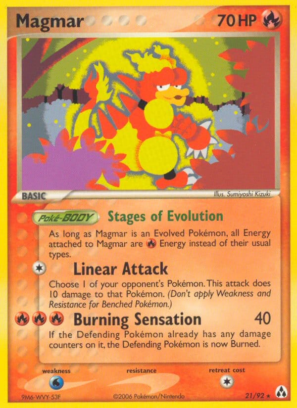 Magmar, EX Legend Maker · 21/92