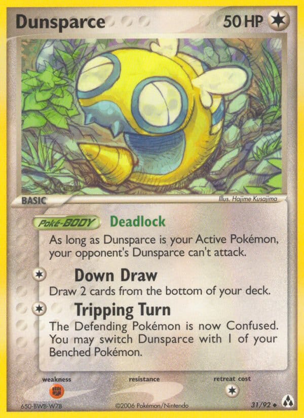Dunsparce, EX Legend Maker · 31/92