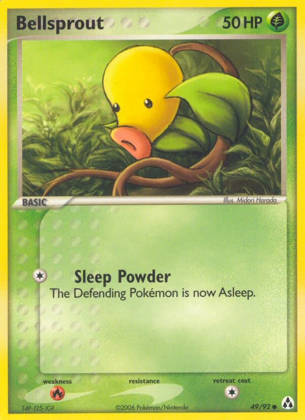 Bellsprout, EX Legend Maker · 49/92