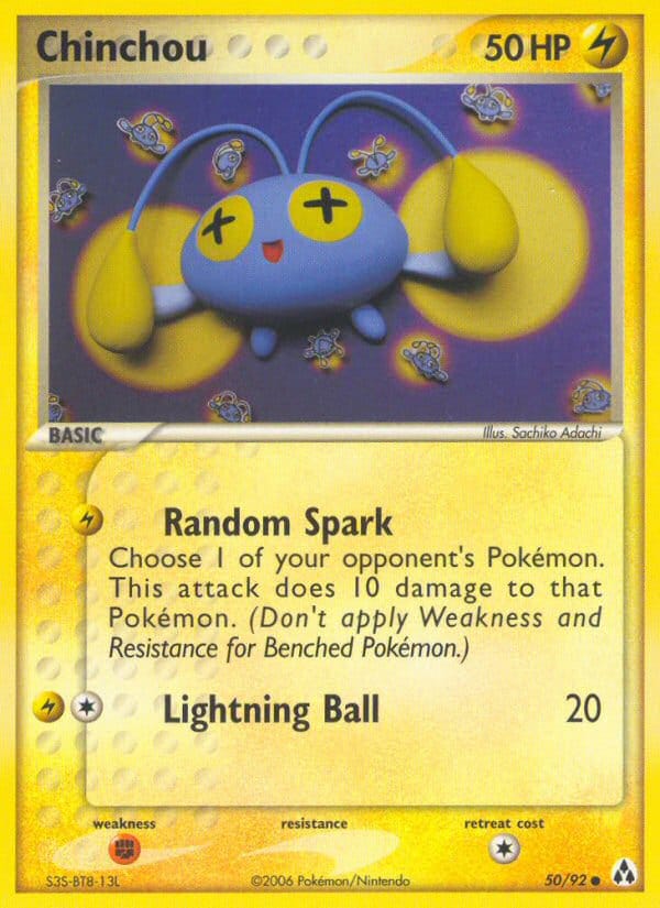 Chinchou, EX Legend Maker · 50/92