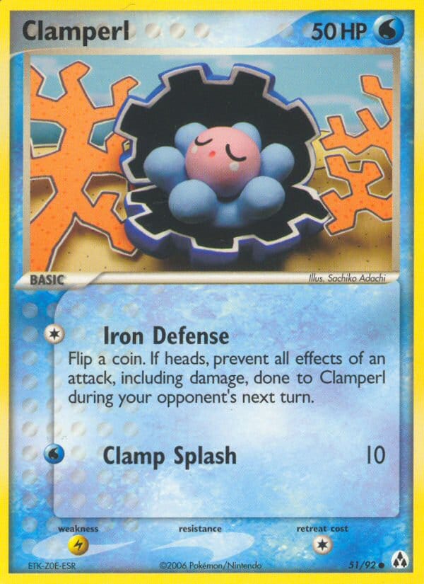 Clamperl, EX Legend Maker · 51/92