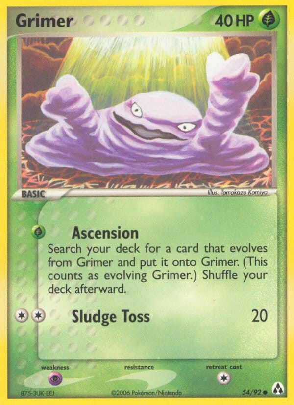 Grimer, EX Legend Maker · 54/92
